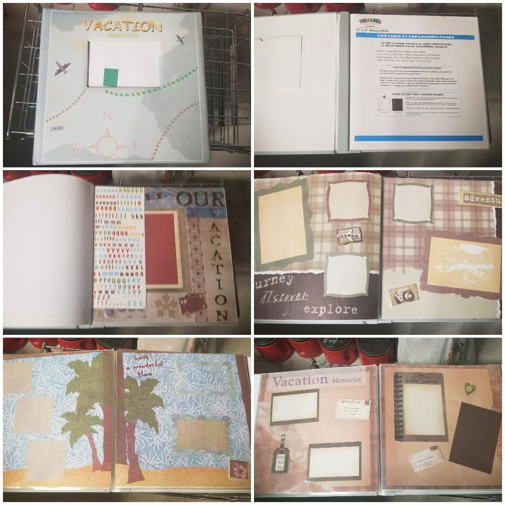 Vacation themed 12 x 12 Memory Book - NEW